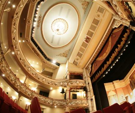 Photo of the interior of Swansea Grand Theatre