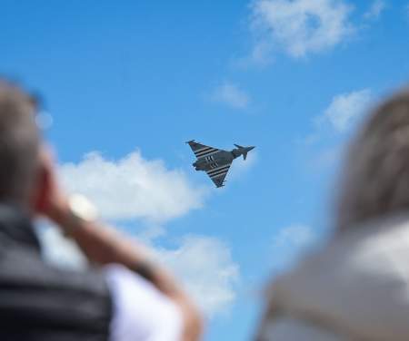 Typhoon in the sky