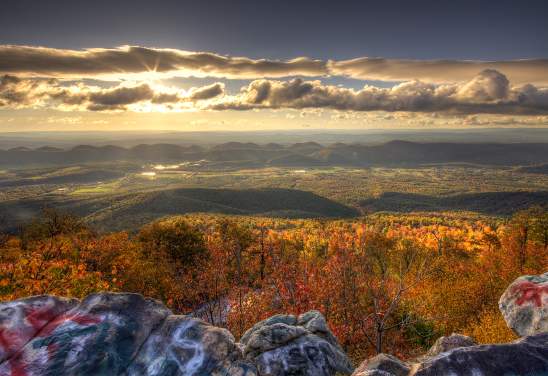 Dans Rock Overlook in the Fall_Midland MD