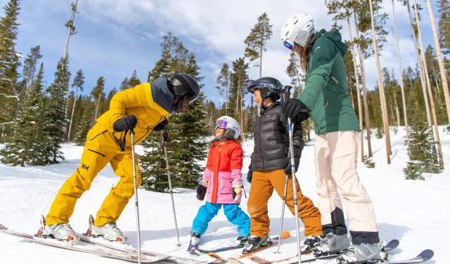 Family Skiing at Big Sky Reosrt