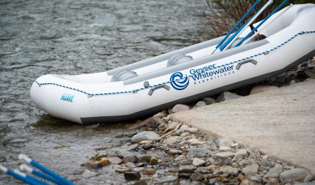 Whitewater Rafting boat