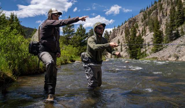 Fly Fishing In Big Sky, Montana