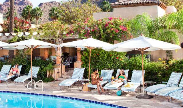 The pool at the Royal Palms Resort & Spa is the perfect place for relaxing after a long day of visiting fun Phoenix attractions.
