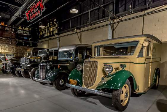 Vintage cars from the Boyertown Museum of Historic Vehicles