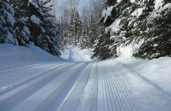 groomed xc ski trail