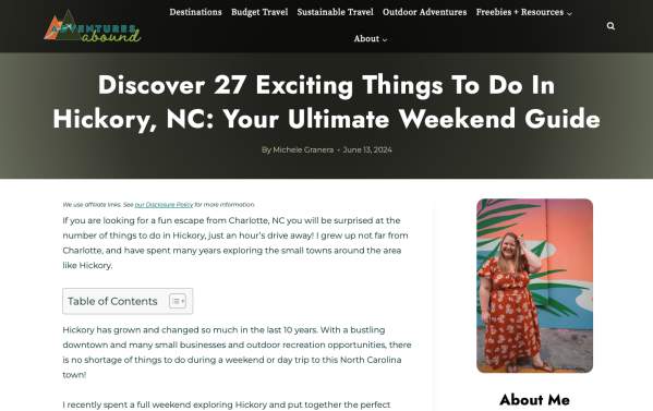 Discover 27 Exciting Things To Do In Hickory, NC: Your Ultimate Weekend Guide, Adventures Abound, June 2024_ media mention slide