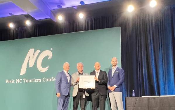 The Hickory Community Honored with Award During the Visit NC Tourism Conference