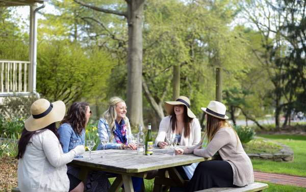 Girls at Chaddsford Winery