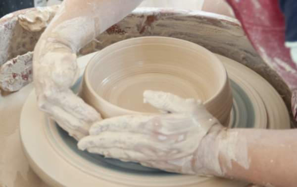 Destressing at Centered Clay Studio