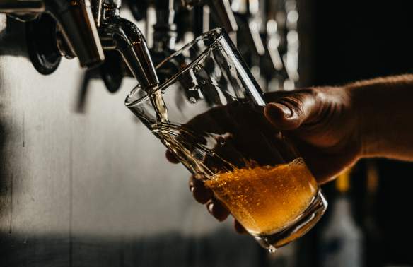 beer on tap