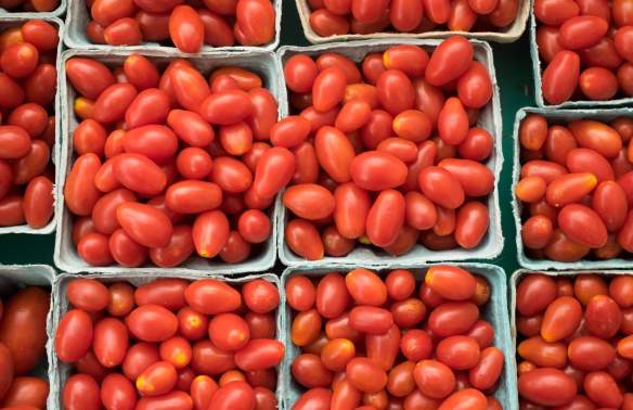 Farmers market produce