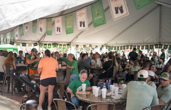 St. Pat's tent