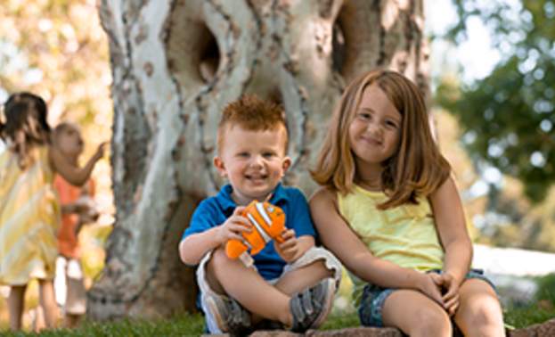 Gilroy Gardens Circus Tree kids