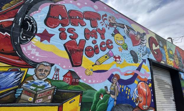 "Art is My Voice" Mural