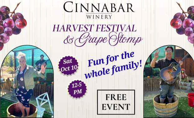 Cinnabar Winery Harvest Festival & Grape Stomp