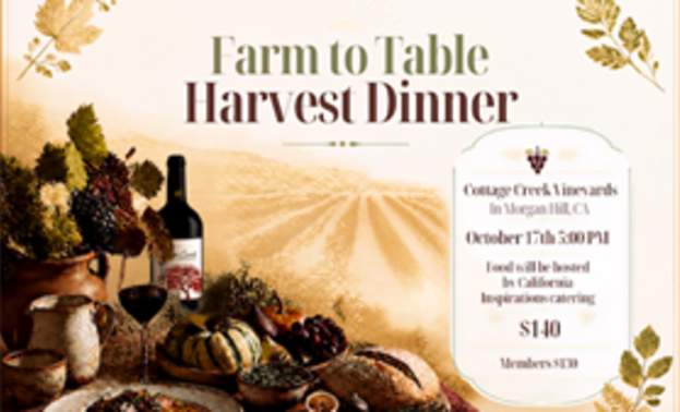 Cottage Creek Presents Farm to Table Harvest Dinner