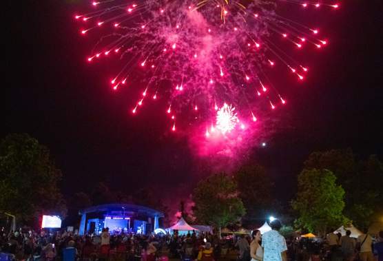 Fourth of July Fireworks on the Northshore