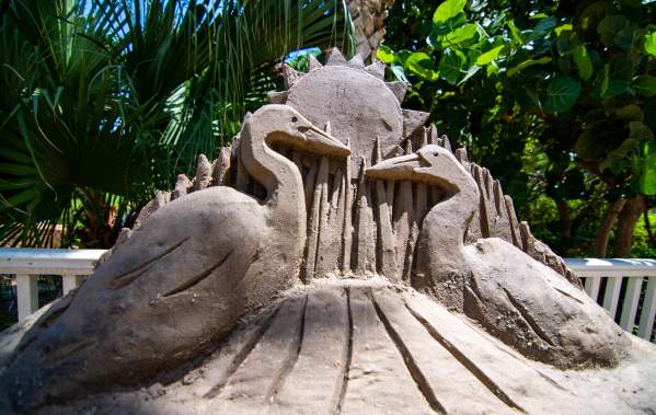 Sandcastle art trail sculpture