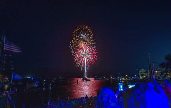Fireworks on the Bay