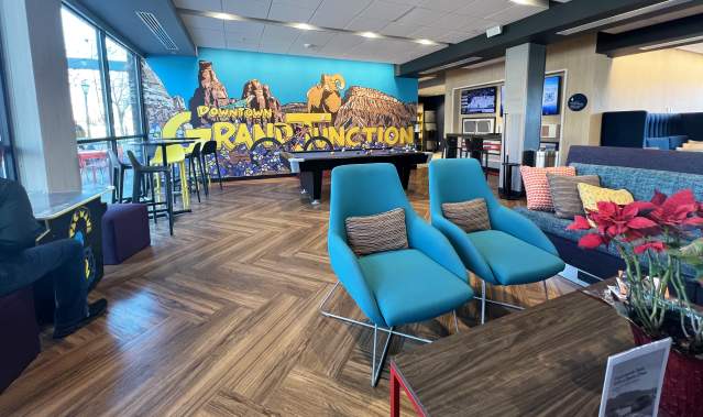 Grand Junction Mural in Tru by Hilton Hotel