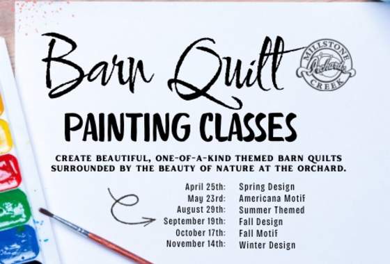 Barn Quilt Painting Classes ~ Seasonal Themed