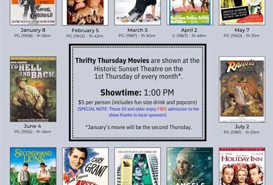 Thrifty Thursday Senior Movie