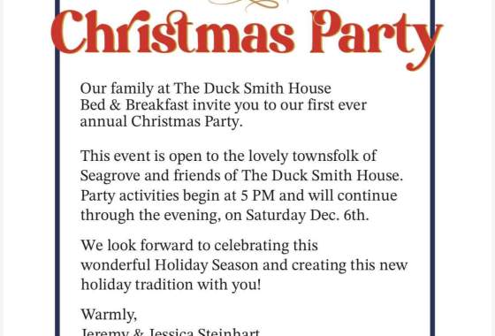 Duck Smith House Christmas Party