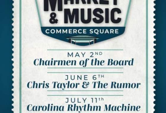 Market & Music at Commerce Square Park presents Carolina Rhythm Machine