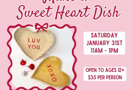 Make a Sweet Heart Dish
