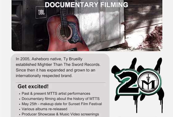 Mightier Than The Sword 20th Anniversary Festival