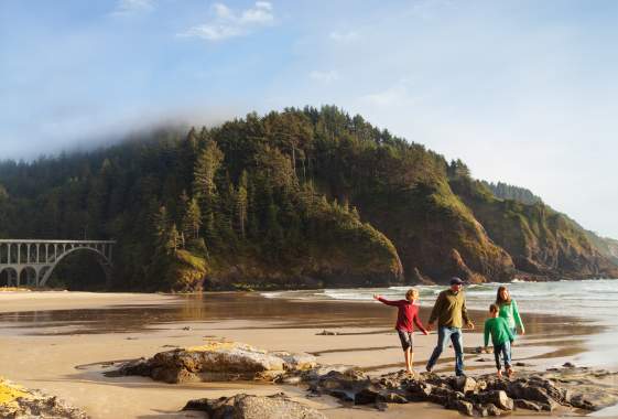 Beachcombing on the Oregon Coast