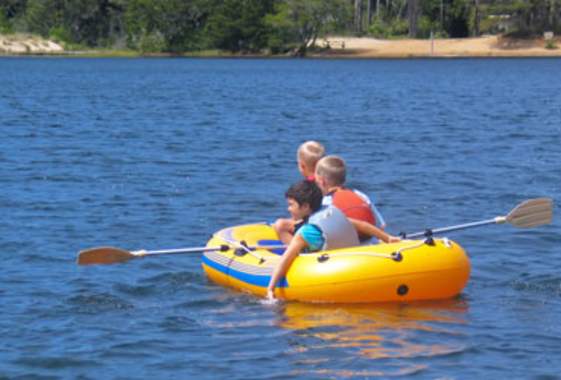 Rafting on Cleawox Lake by Magnoli Ortmann