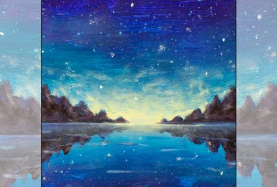 Paint & Sip: “Starry Reflections”