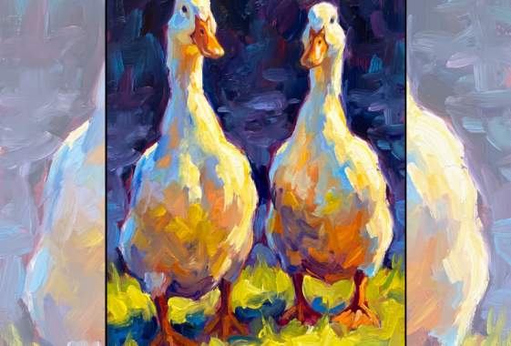 Paint & Sip “Two Ducks”