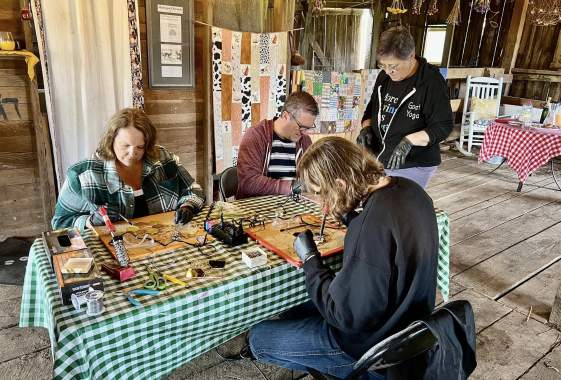 Goats & Glass Class- Stained Glass Workshop: Honeycomb Edition