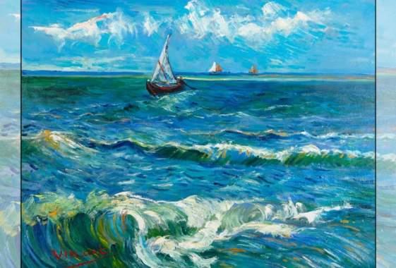 Paint & Sip: “Van Gogh’s: Seascape Near Les Saintes Maries De La Mer"