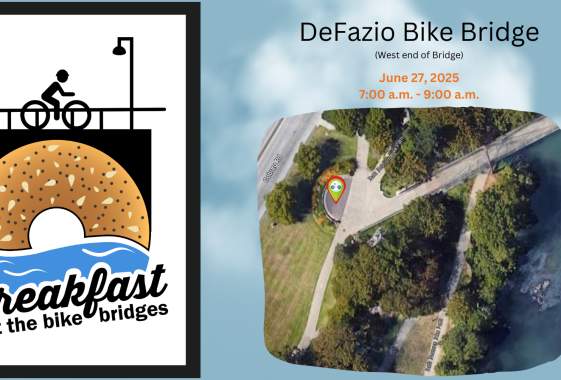 Breakfast at the Bike Bridges