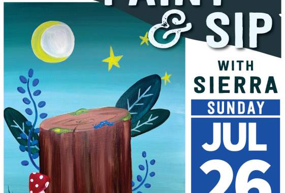 Paint N' Sip With Sierra