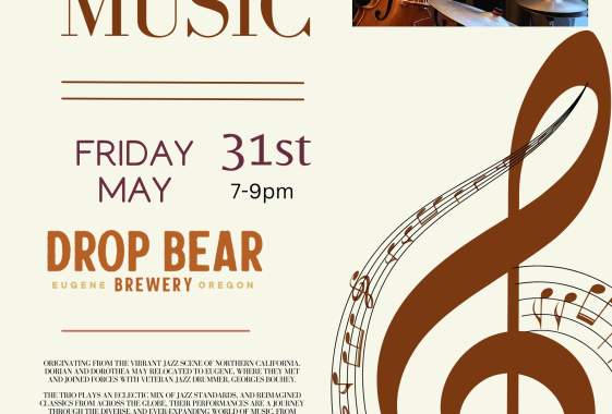Dorian May Trio Live at Drop Bear Brewery