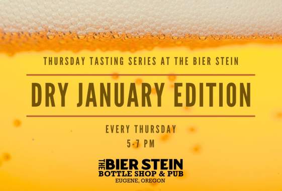 Thursday Tastings- Dry January Edition at the Bier Stein