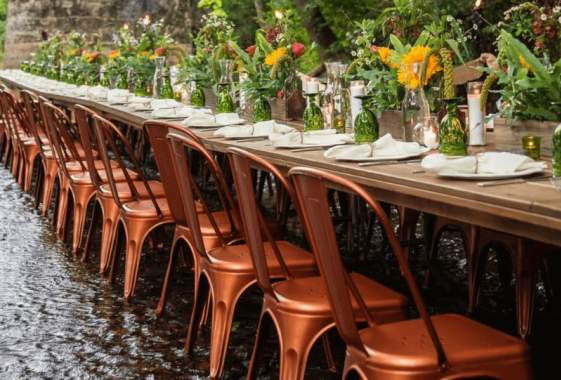 Dinner in the Creek