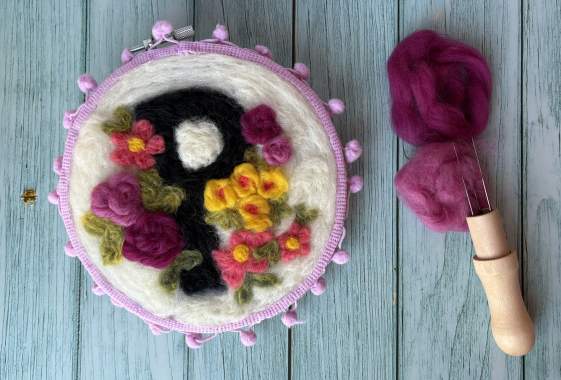 Make Your Own Needle Felt Monogram