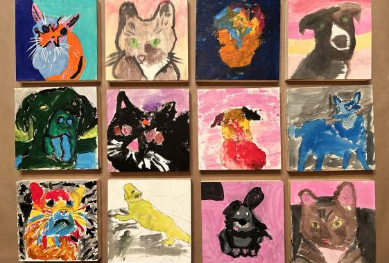 Animal Art by Kids for Greenhill Humane Society
