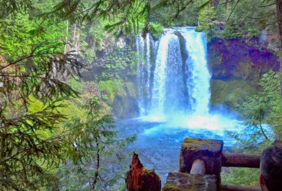 Tamolitch Blue Pool and Waterfall Hike
