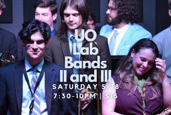 UO Lab Bands II and III at The Jazz Station
