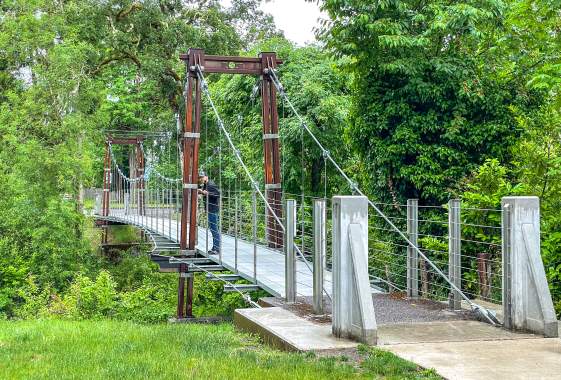 J. Polk Currin Swinging Bridge