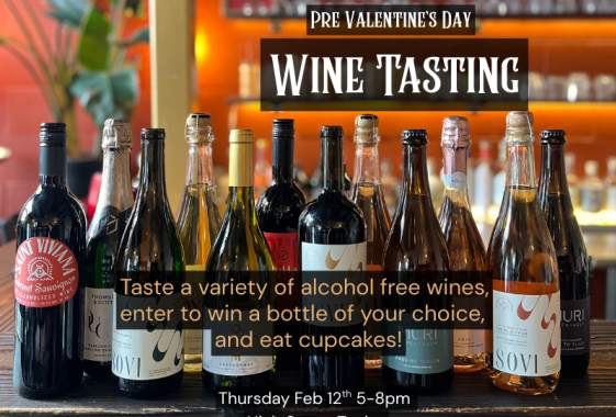 Pre Valentine's Day Non-Alcoholic Wine Tasting
