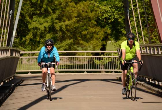 Breakfast at the Bike Bridges