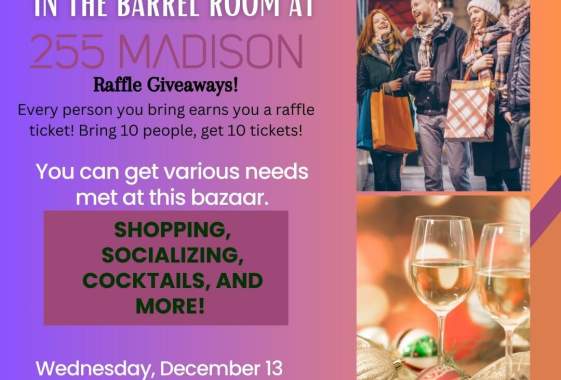 Boozy Barrel Room Bazaar