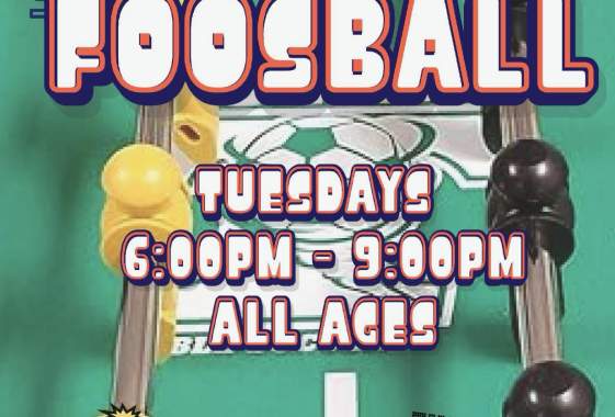 Foosball Tuesdays at LevelUp Arcade
